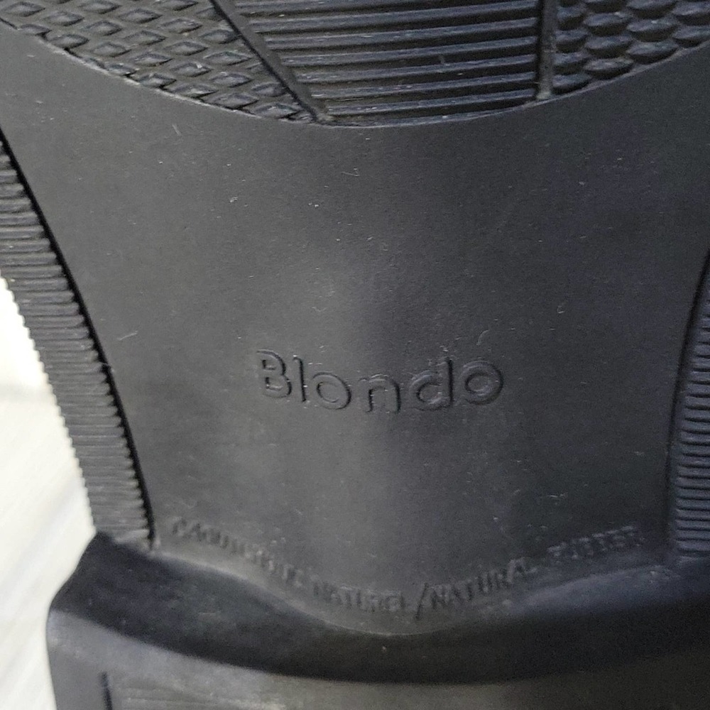Blondo Leather Black Waterproof Boots, Men's 11.5 - Picture 9 of 16